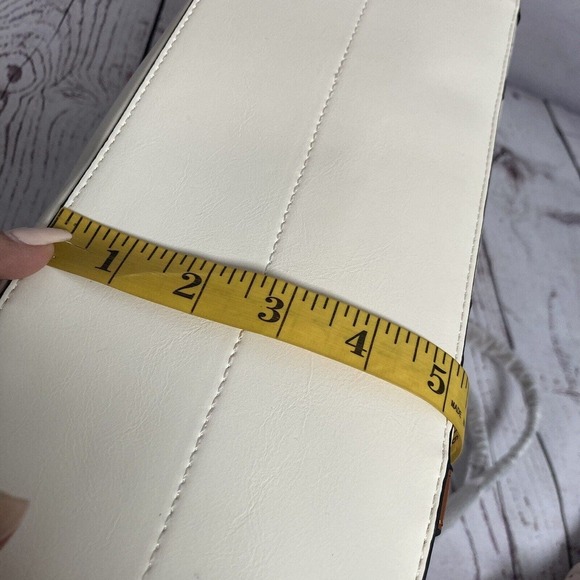 Cluci Laptop Travel Tote Bag White Padded Double Strap‎ Inner Pockets - Picture 12 of 13